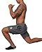 YoungLA Men's Yoga Running Shorts w/Zipper Pockets Grey Large
