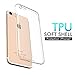 Apple iPhone 7 47 Clear Case Case Army Scratch Resistant Worlds Thinnest Ultra Flexible Silicone Cover with TPU Bumper Slim Soft TPU Rubber Limited