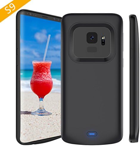Galaxy S9 Battery Case, Stoon 4700mAh Portable Charger Case Rechargeable Extended Battery Pack Protective Backup Charging Case Cover for Samsung Galaxy S9 (5.8inch) (Black)