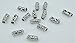 Antique Silver Filigree Dreadlock Bead 7mm Dia.Hair Beads Pack of 20PCS (Antique Silver)