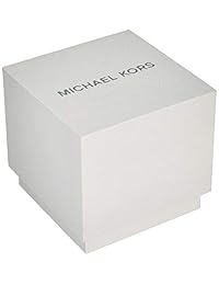 Relojes Michael Kors Maci - Reloj de pulsera para mujer, tres manos, color oro rosa, acero inoxidable