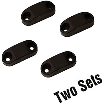 Hamilton Bowes #1 Strongest - RV & Trailer Magnetic Door/Baggage Door Catch Camper Black Plastic (2-Pair)