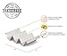 Taco Holder Stand Stainless Steel - 2 Pack Taco Shell Holder w/BBQ Tong - Oven Grill Dishwasher Safe Packed In Stylish Matt Box
