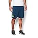 Under Armour Men's Raid Graphic Shorts, Blackout Navy (997)/Fuel Green, Large