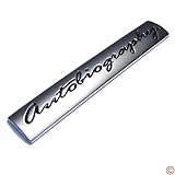 zorratin Metal Autobiography Lettering Tailgate Boot Lid Emblem Badge for Range Rover