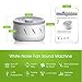 PICTEK White Noise Machine, Natural Fan High Fidelity Sound Machine for Baby Sleeping, Noise-Masking Sound Therapy with Sleep Timer, 2 USB Output, Continuously Variable Volume Adjust, AC Adapter