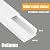 One-Cord Cable Concealer, Cord Cover, PVC Wire Molding, Paintable Wire Channel to Hide a Single Power Cord, Speaker Wire or TV Cables in Home or Office - 10X L15.7in, W0.59in, H0.4in