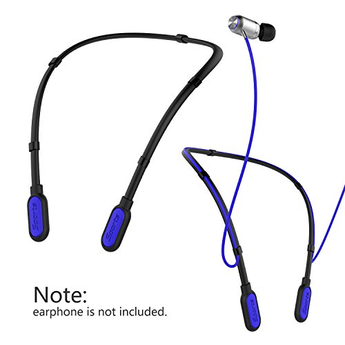 image for silicone maid LLC Workout Headphone Organizer Cord Wrap Soft Silicone 