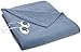 Soft Heat Luxury Micro-Fleece Low-Voltage Electric Heated Full Size Blanket, Slate Blue