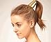Punk Ponytail Holder Metal Opened Circle Cuff Golden Hair Band By U-Beauty