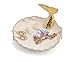 Jojuno Fish Tail Ring Holder Dish Ceramic Jewelry Pate Decor Dish Jewelry Organizer, 4.3in x 3.5in