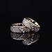 King Will Meteor 8mm Titanium Wedding Band Ring Rose Gold Plated Meteorite Domed Polished