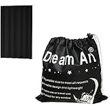 DREAM ART Anywhere Portable Blackout Curtain/Adjustable Blackout Shades/Temporary Blackout Blinds with Suction Cups for Nurse