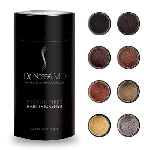 Dr. Yates MD Keratin Fiber Hair Enhancer (Medium Brown with Applicator)