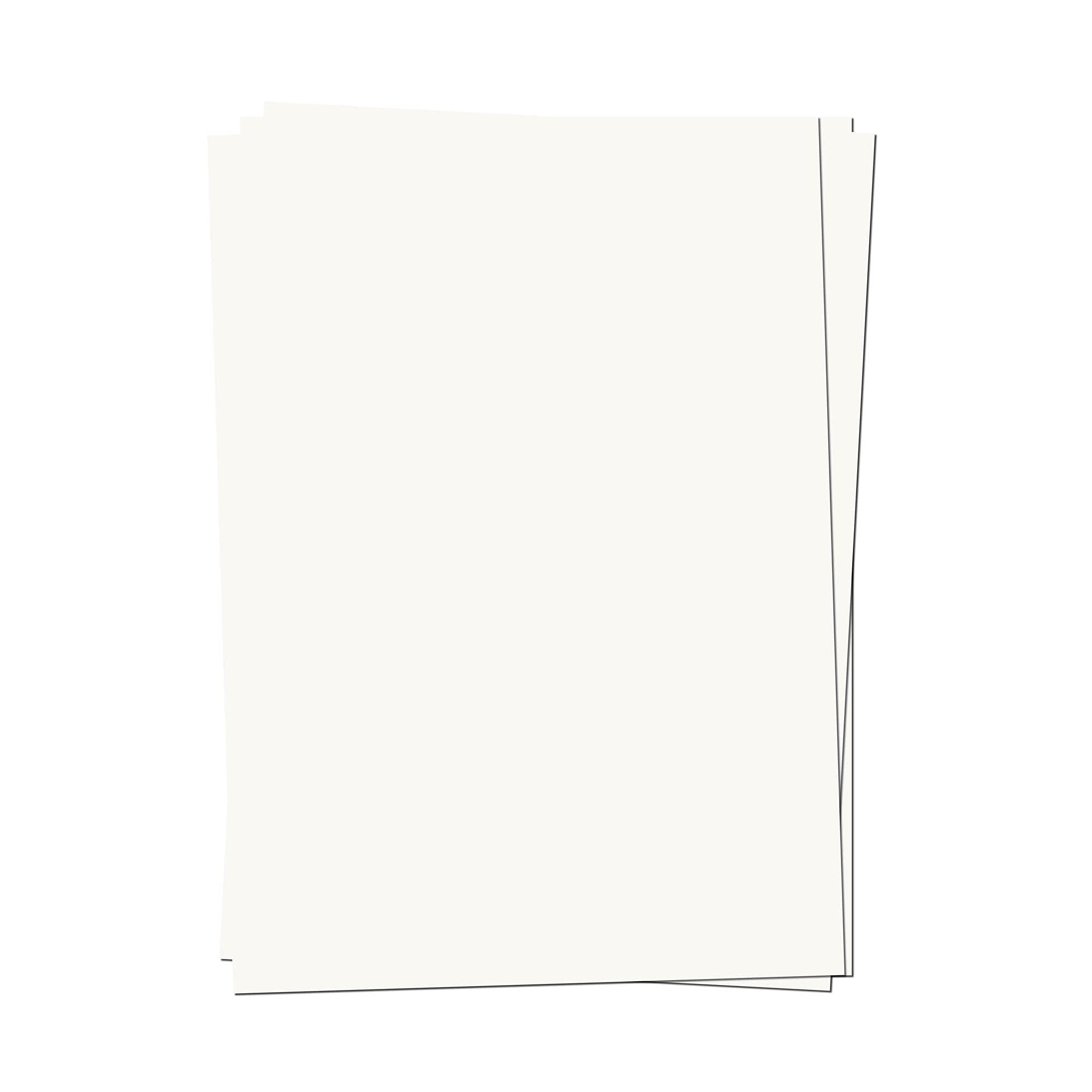 50 x Presentou Letter Paper, Printed on Both Sides, 150 g Paper, Design Paper, Certificate Paper, Menu, Love Letter (Antique White & Petrol, 50 Sheets), Stationery, Office Supplies
