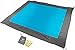 Sand Repellant Lightweight Compact Beach Blanket | Updated Version | Large, with: 4 Aluminium Stakes, Anchor Pockets and Carry Bag | Quick Drying, Sand and Water Resistant