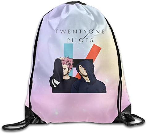 Yotopola99 Unisex Unisex 21 Pilots Gym Drawstring Sack Bags Backpack