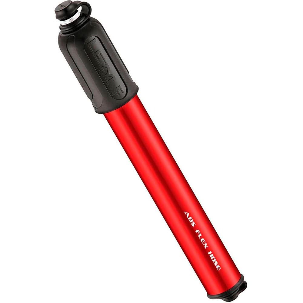 LEZYNE Mini Pump CNC Drive HV Medium, Red Glossy 90 PSI, 21.6 cm, 1-MP-HVDR-V2M11, M/21.6 cm