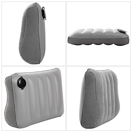 Lumbar Support Cushion, Portable Inflatable Lumbar Pillow, Inflating