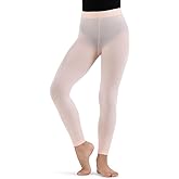 Capezio Womens Footless Tight W Self Knit Waist Band Ballet Pink One Size