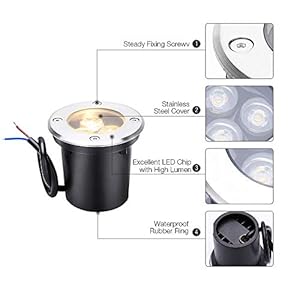 LCARED Low Voltage Landscape Lights 12V-24V LED Landscape Lighting 6W