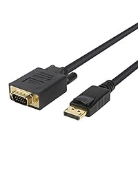 Bañado En Oro De cablecreation DP1.2 adaptador DisplayPort a HDMI, apoyo 4 K x 2 K & 3d convertidor de audio video, color negro