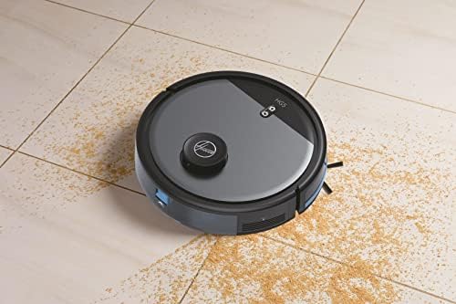 HG5 HYDRO Robot Aspirapolvere Lavapavimenti con Mappatura, 0,2 L, Wi-Fi, 5 Modalità, 1 Spazzola XL e 2 Laterali, 34x34x10,3 cm, Grigio