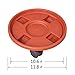 2Pcs Round Plant Dolly with wheels Plant Caddy and Water Container for Balcony Garden/Office/Home Gardening/Nursery (11.8in)thumb 1