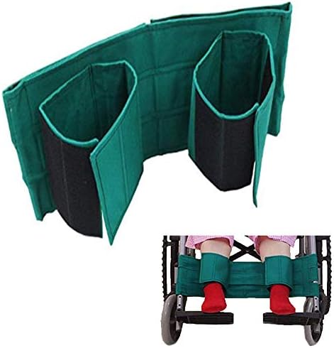 Wheelchair Footrest Leg Restraint Strap Wheelchair Seat Belt,Medical Safety Transport Foot Support Belt for Elderly & Seniors, Handicap Accessory (One Size fits All)