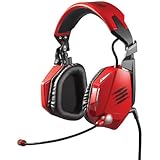 Mad Catz F.R.E.Q.7 Dolby 7.1 Surround-Sound-Gaming-Headset f&uuml;r PC, rot gl&auml;nzend (3,5mm Klinkenstecker, 2m USB-Kabel, inkl. Headsetst&auml;nder)