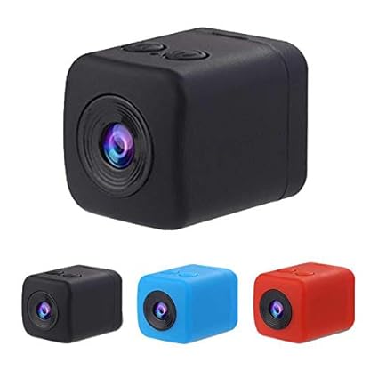 Caiven Mini Kamera Spion Spycam Überwachungskamera Full HD 1080P Mini Cam, Nachtsicht & Bewegungserkennung mit Aufnahme Innen