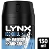Lynx-Ice-Chill-Body-Spray-Deodorant-150-ml Lynx Ice Chill 48 hours of odour-busting zinc tech Aerosol Bodyspray iced mint & lemon deodorant for Men 150 ml Pack of…