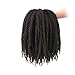 Marley Hair Crochet Braids 18 inch - Afro Kinky Curly Marley Twist Crochet Hair for Faux Locs Synthetic Braiding Hair Extensions (18