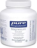 Pure Encapsulations - Magnesium (citrate) - Hypoallergenic Supplement Supports Nutrient Utilization and Physiological Functions* - 180 Capsules