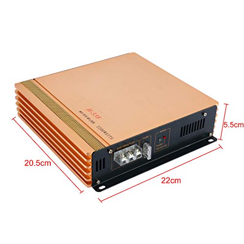 2200W Car Amplifier 2 Channel Mini Super Bass 12V Stereo Audio Power