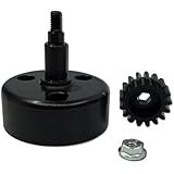 FLMLF Alloy Clutch Bell with 17T Hardened Steel Pinion Gear Upgrade Set for 1/5 RC Hpi Baja 5B 5T 5SC TOP Speed RC World