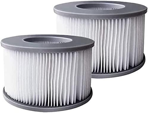 SUDS-ONLINE Hot Tub Filters for MSpa Inflatable Pools, Enhanced Version Filter Cartridge Pump Fit for MSPA 2020 Onwards (2)
