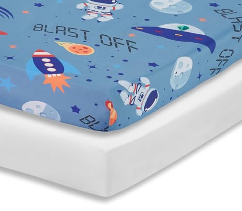 Everyday Kids 2 Pack Fitted Crib Sheet Set