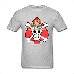 Amazon Com Strofa De Los Hombres One Piece Ace Bandera De Manga Corta T Shirt Books