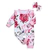 Baby Boy Meisje Kleding Outfits, 5 Stks Nachtkleding Set Lange Mouw Tops+Hoed+2 Stks Broek+Bib Kleding Set Gift voor 0-3…