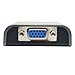 Tripp Lite USB 2.0 to VGA Dual/Multi-Monitor External Video Graphics Card Adapter, 128 MB SDRAM, 1080p (U244-001-VGA-R),Gray