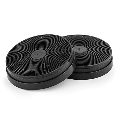 Klarstein Lot De 2 Filtres À Charbon Actif (Pour Hotte Aspirante Ø17.5 Cm Et Une Excellente Performance De Filtrage Longue Durée)