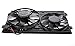 TOPAZ 1K0959455DT Radiator Cooling Fan Assembly for 2.5L Volkswagen Passat Golf