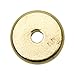 Pomeat 100PCS 8mm Brass Spacer Beads, Metal Smooth Flat Spacer Disk Heishi Spacer Charm Beads Connector for Bracelet Necklace