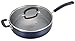T-fal B12982 Color Luxe Hard Titanium Nonstick Thermo-Spot Dishwasher Safe PFOA Free Saute Pan Jumbo Cooker Cookware, 5-Quart, Blue