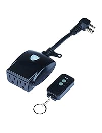 Westek RFK326LC para exteriores Llavero Fob remoto inalámbrico y kit de enchufe de receptor