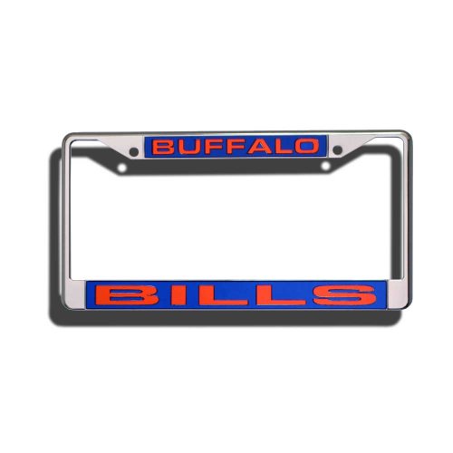 NFL Buffalo Bills Laser-Cut Chrome Auto License Plate Frame