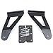 Roof/Upper Windshield 50'' Curved LED Light Bar Mounting Bracket for 84-01 Jeep Cherokee XJ&86-92 Comanche MJ Mounting Brackets 50'' curved LED Light Bar