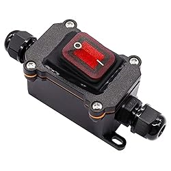Hmknana IP67 Waterproof Inline Cord Switch 12V DC