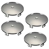 US Warehouse - 4 x 68mm Plastic Chrome Wheel Center